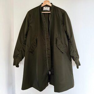 *Like New* Acne Studios 'Eclipse Shine' Long Bomber Jacket